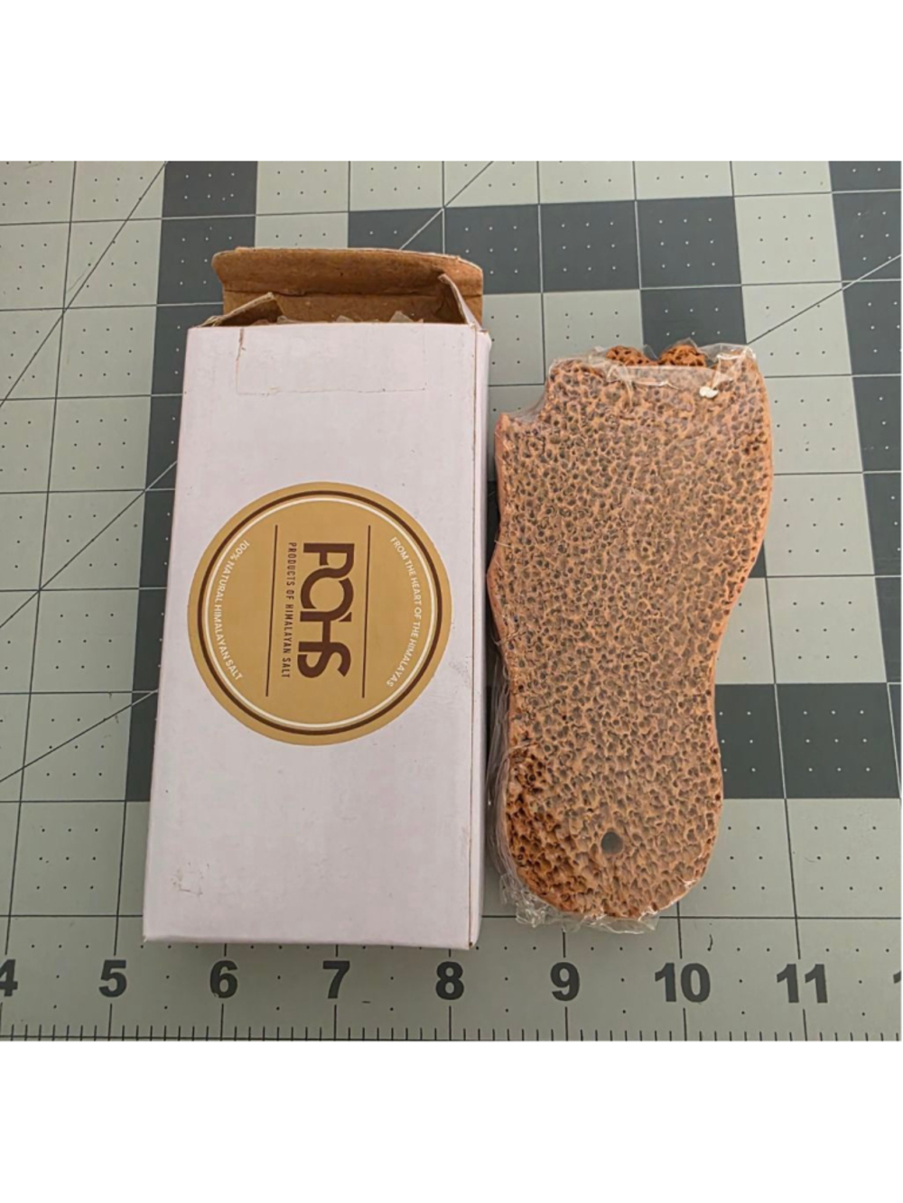 Women's POHS Foot Shape Himalayan Salt Block‎